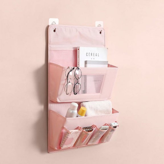 Waterproof Wall Hanging Storage Bags Wall-Mounted Multi-Layer Fabric Hanging Pocket Behind The Door Organizer Bag, Dormitory Storage Bag, Sundries Storage Bag