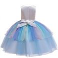 thumbnail image 2 of Princess Unicorn Dress Up for Little Girls Birthday Dresses Party Unicorn Costumes Halloween, 2 of 7