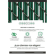 thumbnail image 4 of Cinta Plastica Rompe Vientos Para Malla Ciclonica (TIRA DE PRIVACIDAD PARA MALLA CICLONICA) 1m2. PROTIRA PROTRA, 4 of 4