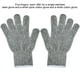 thumbnail image 4 of Guantes de seguridad anti-corte ANGGREK 5 niveles de Protección gris claro XXS XS S M L XL, 4 of 8