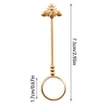 thumbnail image 4 of Soporte de anillo ajustable manos libres con clip de anillo Perchero universal de latón para joyería de mano, 16 mm, dorado Methold HA003789-01, 4 of 6