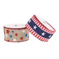 thumbnail image 1 of Miangastore 2 Rolls Independence Day Ribbons Practical Star Ribbon Beautiful Craft Ribbon, 1 of 8