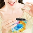 thumbnail image 7 of Tie Dye Stylish Women's Wallet: 0.7 Microfiber Coin Purse with Zinc Alloy Jaws, 4.3x4.7 in, Trendy Design and Durable Material, Size for on-the-Go, Sleek and Compact Organize, 7 of 7