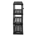 thumbnail image 5 of Gracious Living Fixed Height 4 Shelf Heavy Duty Black, 5 of 7