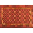 thumbnail image 1 of Ahgly Company Indoor Rectangle Oriental Orange Traditional Area Rugs, 5' x 8', 1 of 1