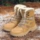 thumbnail image 3 of Botas de algodón de talla grande para invierno, zapatos cálidos de algodón grueso, botas de nieve altas de lana del norte para hombre, 3 of 6