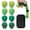 Green, variant on 8PCS Silicone Magnetic Balls Fidget Toys for Adults Teens, Stress Relief Sensory Toy for Autism ADHD Anxiety, Office Desk Fun Textures Gadgets, Stocking Stuffers Gift for Women Men Teen