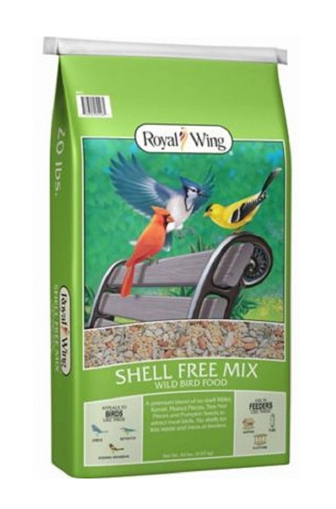 Royal Wing 200 Animals and Pet Supplies 20 Pounds ShellFree Wild Bird Food Mix