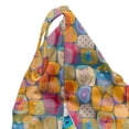 thumbnail image 5 of Colorful Lounger Chair Bag, Vintage Patchwork Inspired Geometric Shapes Butterflies Flowers Motif, High Capacity Storage with Handle Container, Lounger Size, Multicolor, by Ambesonne, 5 of 5