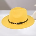 thumbnail image 2 of Sun Hats for Women Uv Protection Wide Brim Cowboy Jazz Hat, 2 of 3