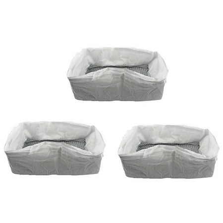 30Pcs Reusable Cat Feces Filter Hands Free Pet Cat Excrement Liners Elastic Sand Bag Filter Hygienic Litter Box Liners L