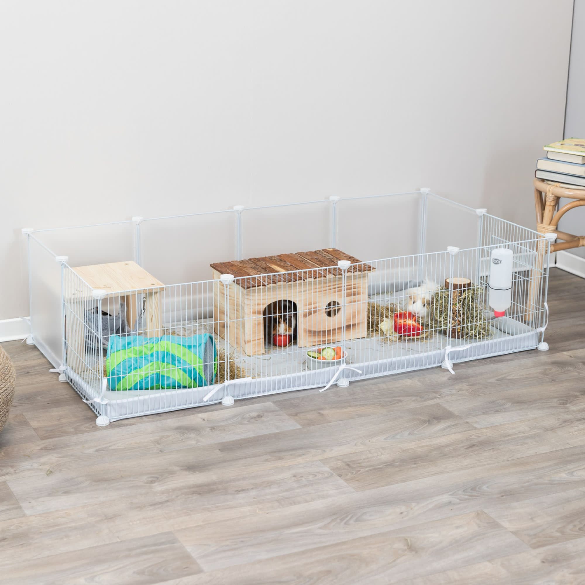 TRIXIE Indoor Enclosure for Small Pets, Indoor Pen with Water-Resistent Base
