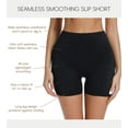 thumbnail image 4 of MANIFIQUE 2 Pack Seamless Shaping Boyshorts Panties for Women Shapewear Slip Shorts Under Dress, 4 of 7