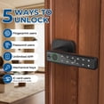 thumbnail image 4 of FITNATE Smart Fingerprint Door Lock Keyless Entry Lever with APP, IC Card, Code, Key & Biometric Unlock for Bedroom Home Hotel Office Apartment, 4 of 12