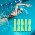 thumbnail image 3 of Unique Bargains 5 Pair Swimming Ear Plugs Chalk Head Shape Waterproof Ear Protection Dark Green, 3 of 5