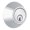Silver, variant on Miseno MLK1218CP Single Cylinder Keyed Entry Deadbolt - Chrome