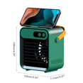 thumbnail image 4 of Aire Personal Portátil 4 En 1 Con Soporte Plegable, Ventilador De Escritorio Con Carga Usb, Ventilador De Aire Acondicionado Súper Silencioso Con 3 Velocidades De Viento matsuzay HA047692-01, 4 of 6
