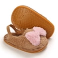 thumbnail image 4 of SDJMa Toddler Infant Kids Baby Girls Boys Furry Bow Antiskid Shoes First Walkers Shoes, 4 of 9