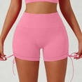 thumbnail image 6 of HCNTES Women Swim Shorts High Waisted Swimsuit Shorts Tummy Control Bathing Suit Bottom Plus Size Boyshorts(Pink,L), 6 of 7