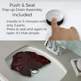 thumbnail image 3 of Pfister Lg49-Dap Deckard 1.2 GPM 8" Widespread Bathroom Faucet - Chrome, 3 of 8