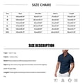 thumbnail image 2 of Zimjoy Mens Polo Shirts Short Sleeve Strech Casual Dress Golf Polo Shirts Summer Soft Lightweight with Chest Pocket White L, 2 of 6