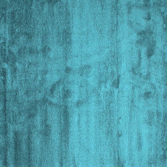 Ahgly Company Indoor Square Abstract Light Blue Contemporary Area Rugs, 7' Square
