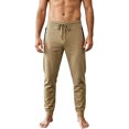 thumbnail image 6 of CUSTG Male Leisure Trousers Drawstring High Waist Jogger Pants Slim Athletic Workout Trousers with Zipper Side Pockets For Running Minimalist Style Trousers, 6 of 6