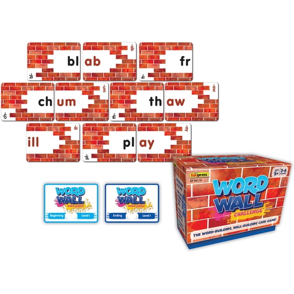 Edupress Word Wall Challenge Card Game