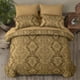 thumbnail image 3 of Juego de edredón WONGS BEDDING Gold King Size 7 piezas de microfibra, 3 of 9