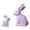 E, variant on HCTSHG Rabbit Garden Statue,Outdoor Standing Bunny Sculpture,Lawn and Garden Decor,Easter Standing Bunny Ornament for Home,Living Room,Bedroom,Light Decoration