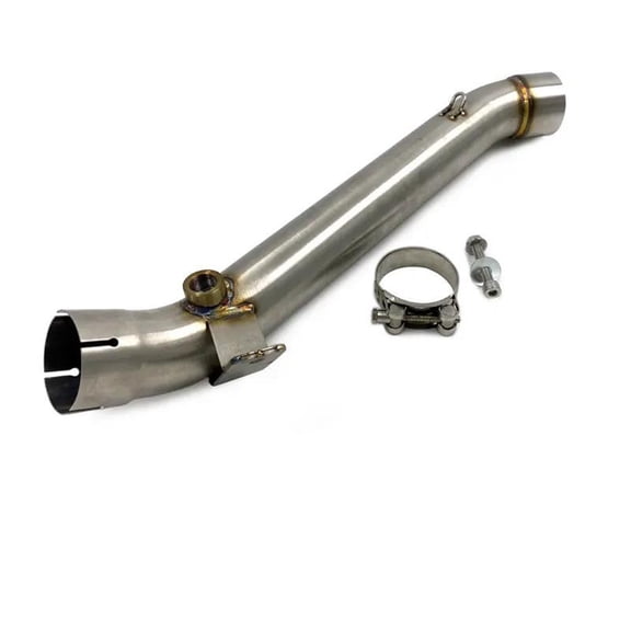 Motorcycle Exhaust Pipe Middle Link Stainless Steel Parts For Kawasaki ZX-6R 2009~2014 ZX-10R 2008-2017