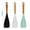 Black, variant on 2-in-1 Silicone Spatula Spoon with Wooden Handle - Multi-Function Cooking and Serving Utensil with Extended Head for Kitchen Efficiency - Black