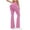 Hot Pink, variant on ABATAB Womens Workout Flare Leggings with Pockets Scrunch High Waisted Pants Gym Yoga No Front Seam Bell Bottom Leggings