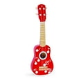 thumbnail image 1 of Hape Ukulélé en Bois à 4 Cordes Instrument de Musique pour Enfants, Rouge à Pois, 1 of 6