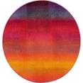 thumbnail image 3 of Unique Loom Estrella Collection Area Rug - Valles (6' 1" Round Multi/Orange), 3 of 7