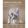 thumbnail image 4 of Auriculares inalámbricos SHOKZ OpenFit 2+ con audio Dolby en color púrpura, 4 of 9