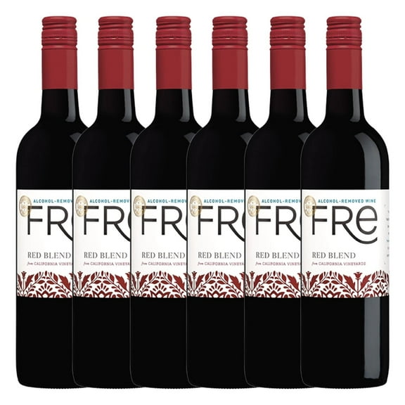 Sutter Home Fre Premium Red Blend Non-alcoholic Wine (6 Bottles)
