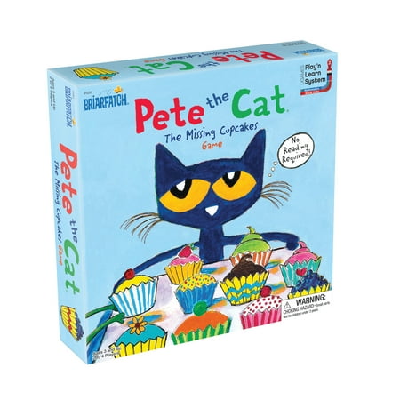 UPC: 0794764012576 | Briarpatch | Pete the Cat The Missing Cupcakes Game Family Friendly Board Game For Preschool Kids Ages 3+