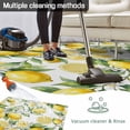 thumbnail image 5 of Lemon Outdoor Rug for Patio/Deck/Porch, Non-Slip Large Area Rug 5 x 8 Ft, Yellow Fruits Summer Watercolor Botanical Leaf Plant Indoor Outdoor Rugs Washable Area Rugs, Camping Rug Carpet Runner, 5 of 8