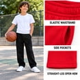 thumbnail image 4 of Tuff Guys Boys Sweatpants 3-Pack Performance Fleece Athletic Pull-On Pants for Boys, 4 of 7