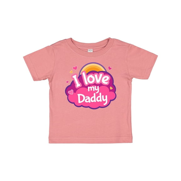 Inktastic I Love My Daddy Girls Girls Baby T-Shirt