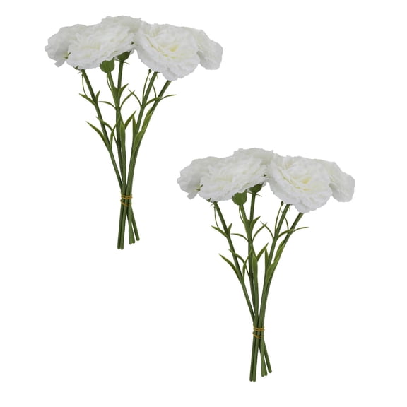 2Pack Day Carnation Home Decoration Vase Flower Arrangement Artificial Flowers Home Decor