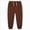 Brown Sweatpants, variant on Toddler Kids Boys Joggers Baggy Wide Leg Sweatpants with Drawstring 1-7 Years Kids Sweatpants Workout Solid Color Athletic Pants Kids Sweatpants Size 1-2 Years