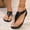 Black, variant on Women's Toe Post Thong Sandals Open Toe Ankle Strap Dressy Flat Sandals Black 9.5(43)