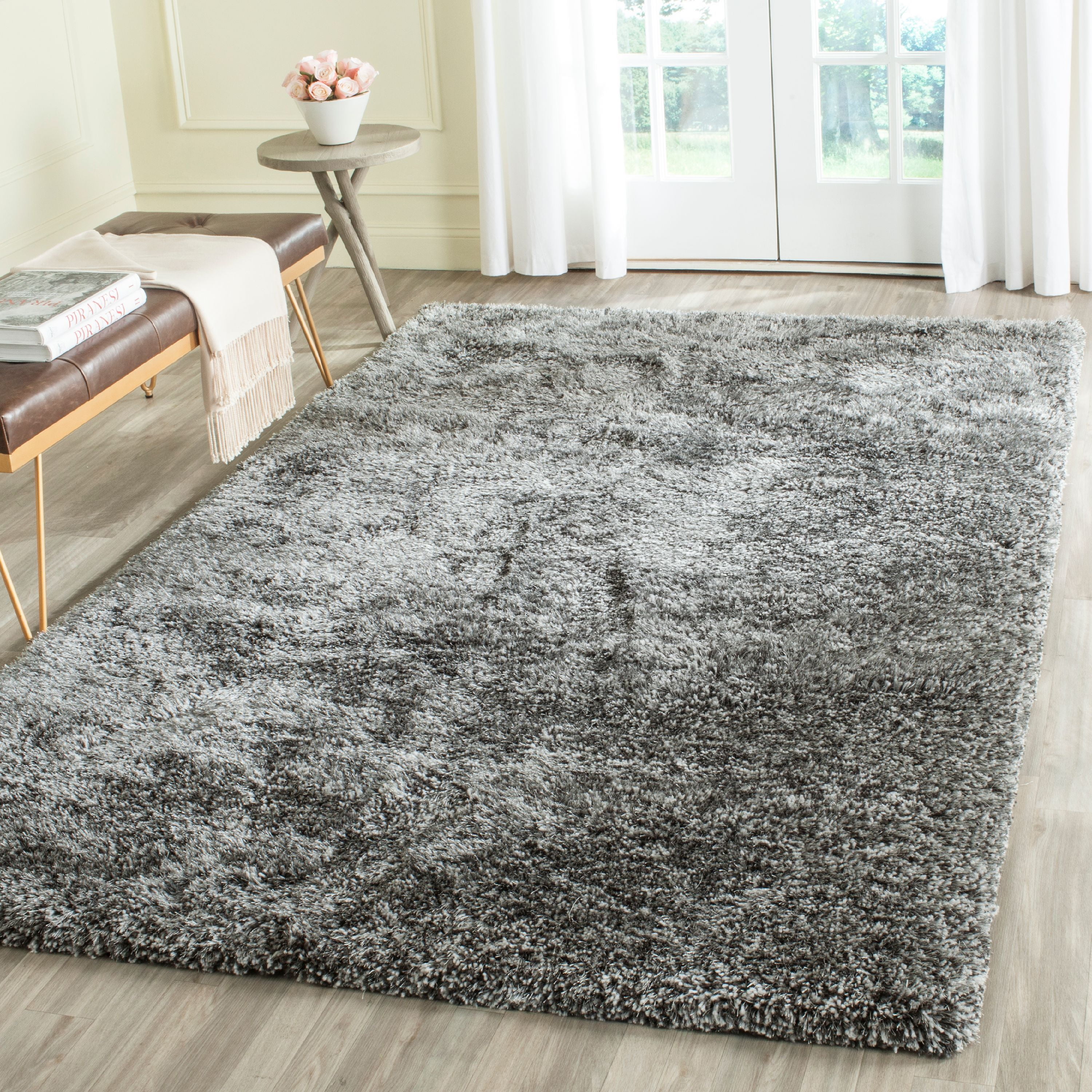Safavieh Henley Solid South Beach Shag Area Rug or Runner