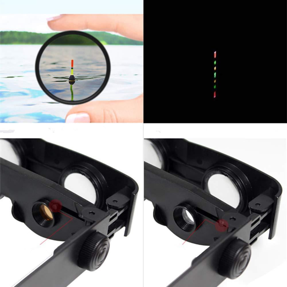 Jumelles professionnelles mains libres pour la pêche, jumelles zoom 10x avec lentille polarisée HD optique pour la pêche et l'observation des oiseaux