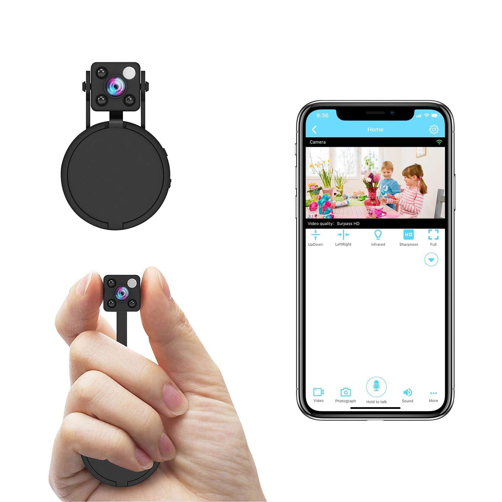 Smartphone Remote Control Mini Nanny Cams Wifi Camera With Audio Wireless Cam 