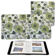 thumbnail image 7 of FORMRS 3 Ring Photo Album 4"x6" Self Adhesive Large Capacity PU Leather Cover, Retro Flower Print, 7 of 7