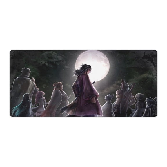 Demon Mouse Pad Slayer Anime Large Mouse Mat 900x400x3mm Non-slip Rubber Bottom Gaming Keyboard Mat, 3D Printed Full Desk Mouse Keyboard Pad
