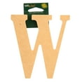 thumbnail image 4 of Unfinished Wood 5" Classic Font Letter W, 4 of 5